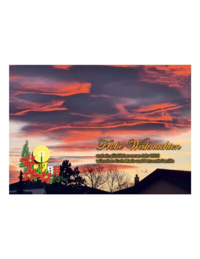 Weihnachtskarte 2025 Richtig Rihtig